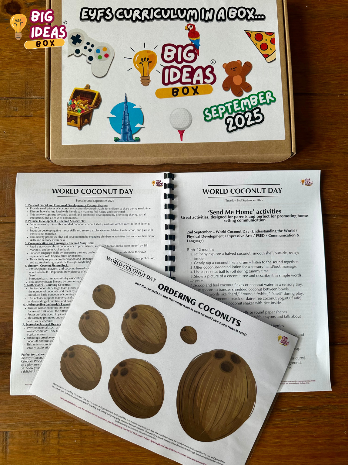 Printed & Posted - Monthly Big Ideas Box - September 2025...