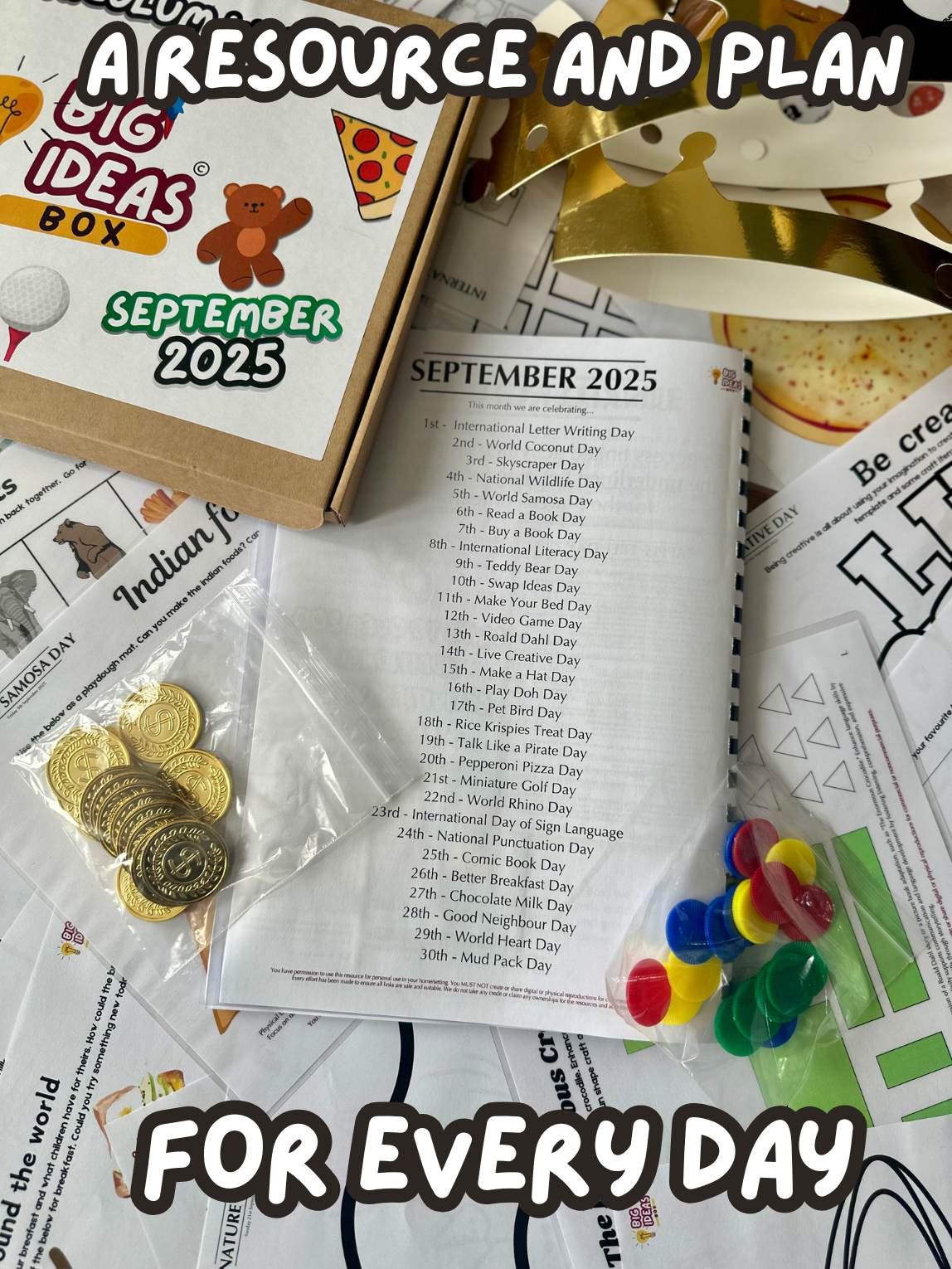 Printed & Posted - Monthly Big Ideas Box - September 2025...
