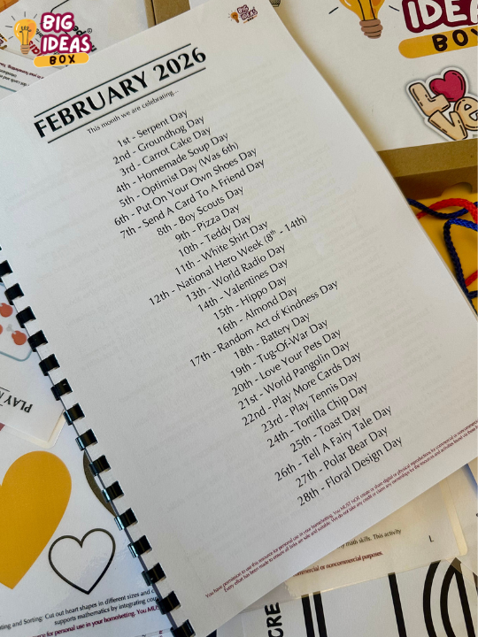 Printed & Posted - Monthly Big Ideas Box - February 2026...