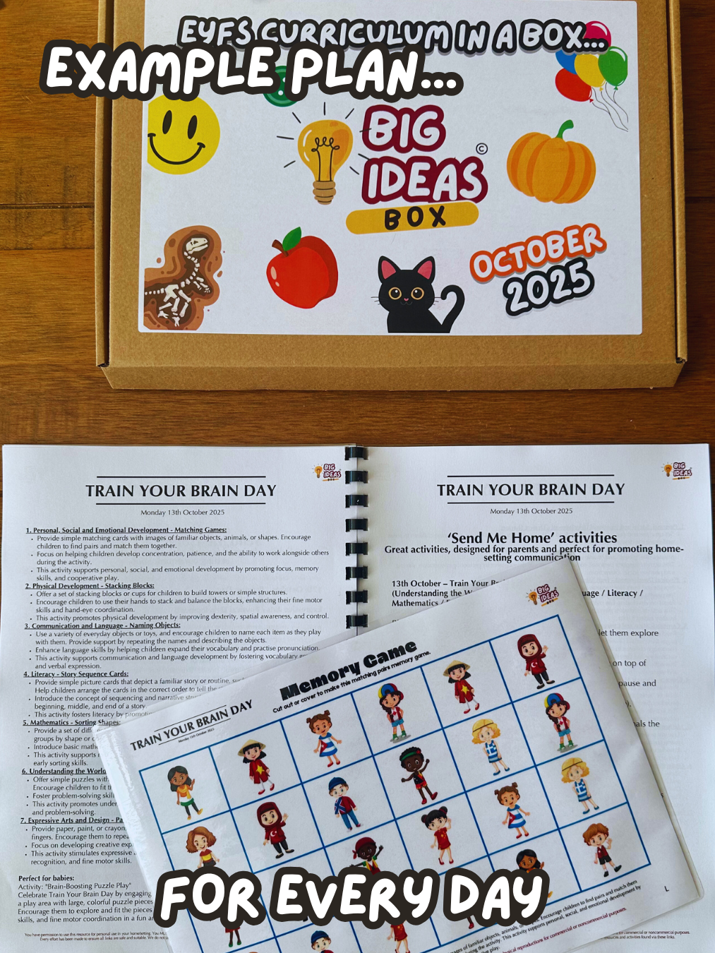 Printed & Posted - Monthly Big Ideas Box - October 2025...