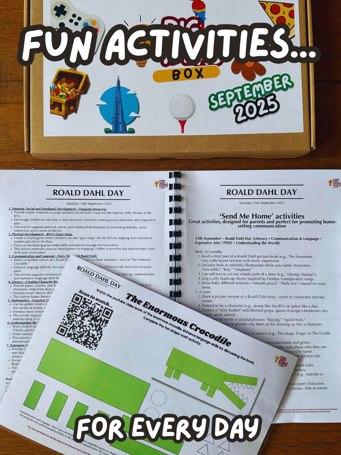 Printed & Posted - Monthly Big Ideas Box - September 2025...