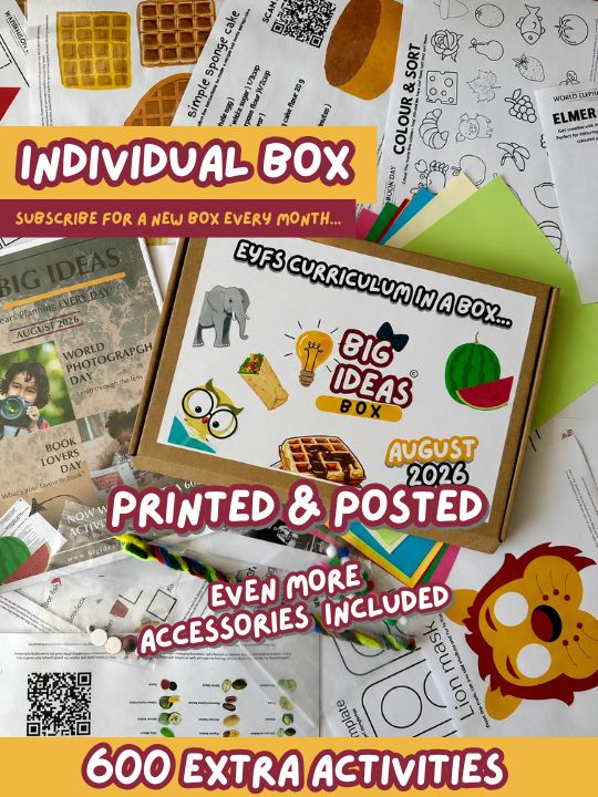 Printed & Posted - Monthly Big Ideas Box  - August 2026...