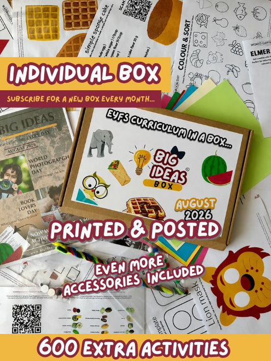 Printed & Posted - Monthly Big Ideas Box  - August 2026...