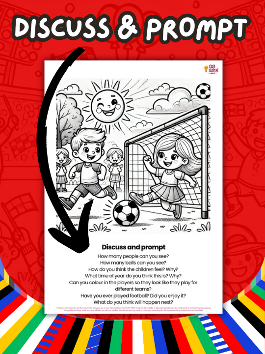 Euro 2024 - Colouring & Activity Book - Digital Download