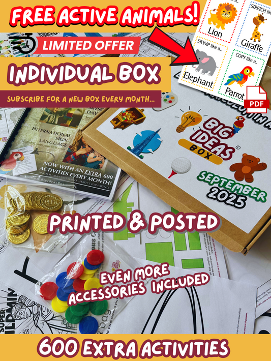 Printed & Posted - Monthly Big Ideas Box  - September 2025...