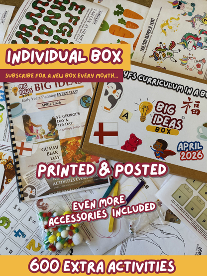 Printed & Posted - Monthly Big Ideas Box  - April 2026...