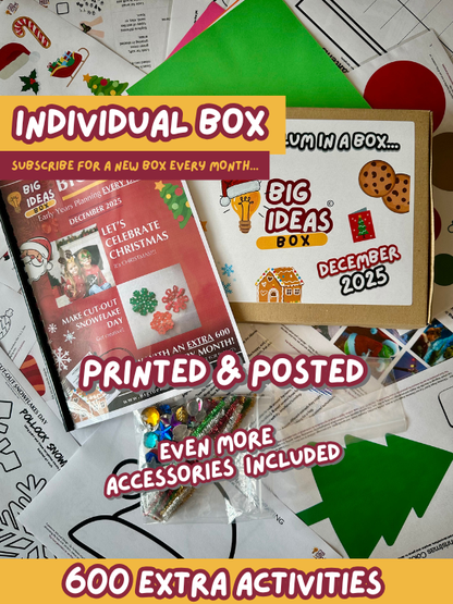 Printed & Posted - Monthly Big Ideas Box  - December 2025...
