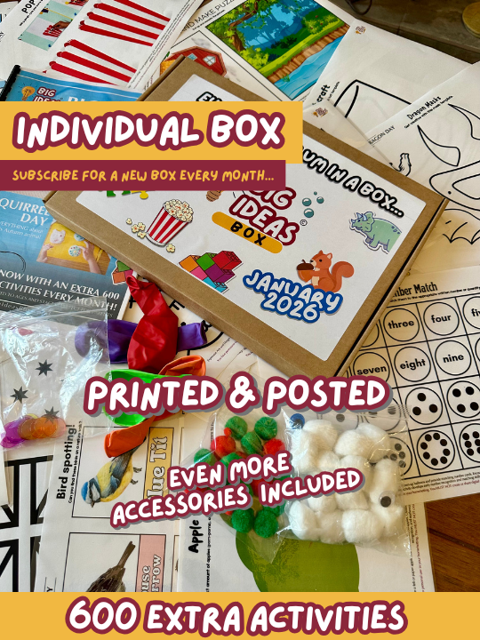 Printed & Posted - Monthly Big Ideas Box  - January 2026...