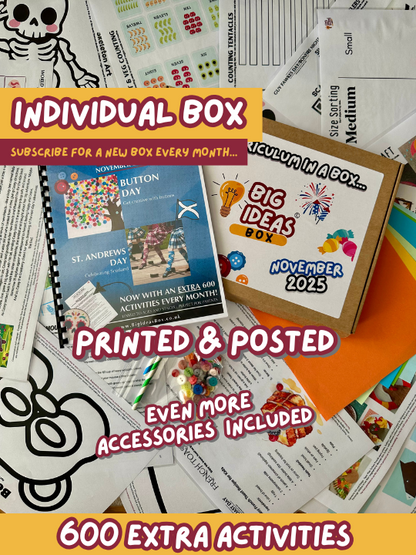 Printed & Posted - Monthly Big Ideas Box  - November 2025...