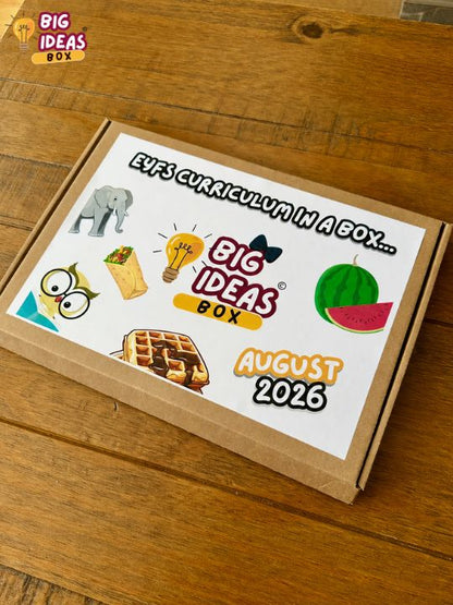 Printed & Posted - Monthly Big Ideas Box  - August 2026...