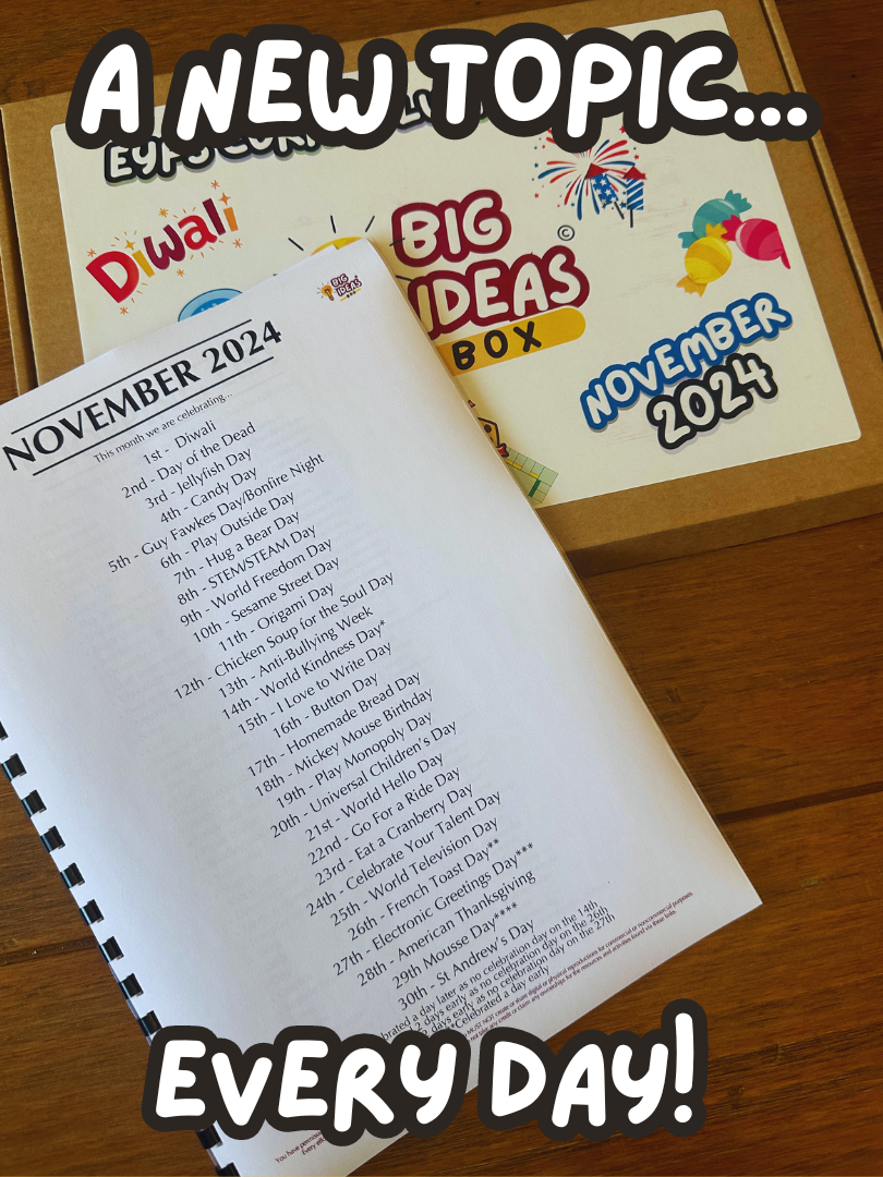 Printed & Posted - Monthly Big Ideas Box - Individual - November...