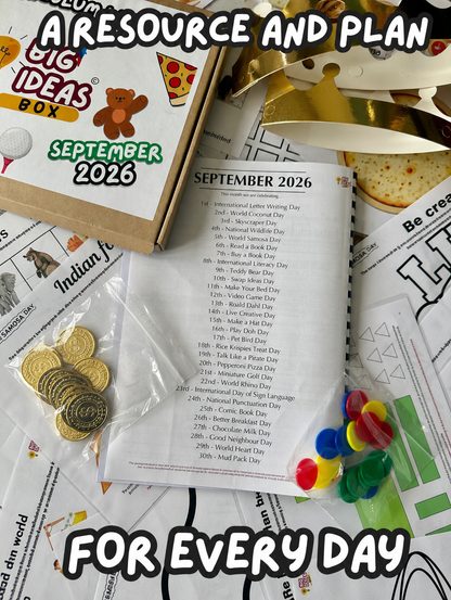 Printed & Posted - Monthly Big Ideas Box  - September 2026...