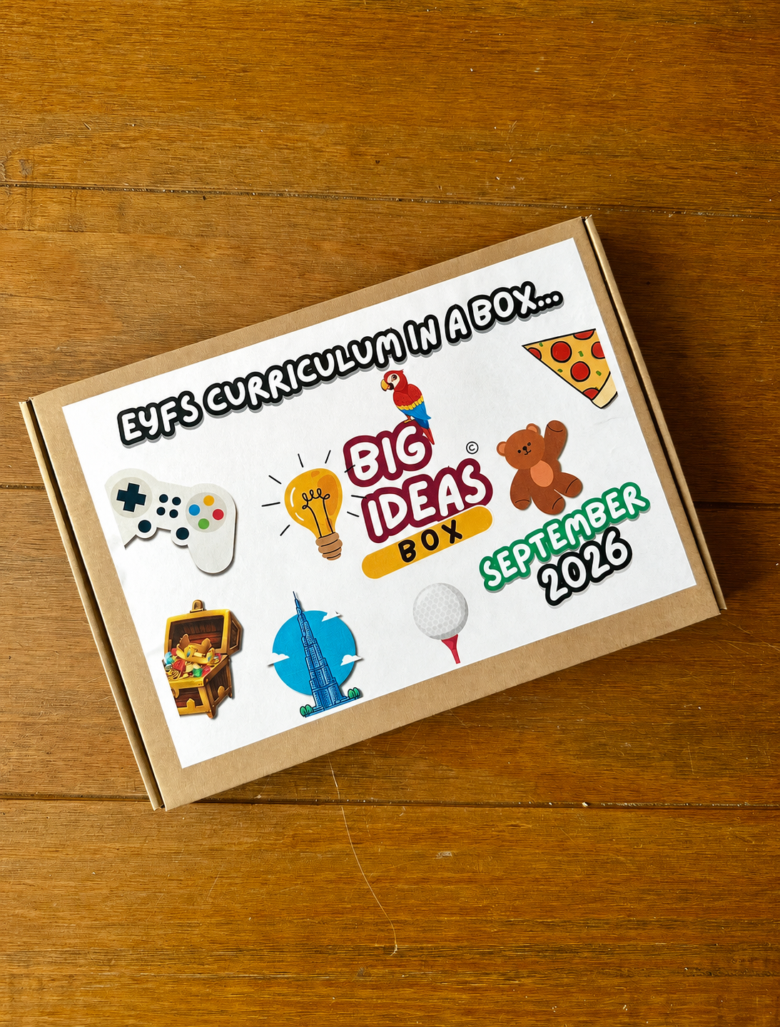 Printed & Posted - Monthly Big Ideas Box  - September 2026...