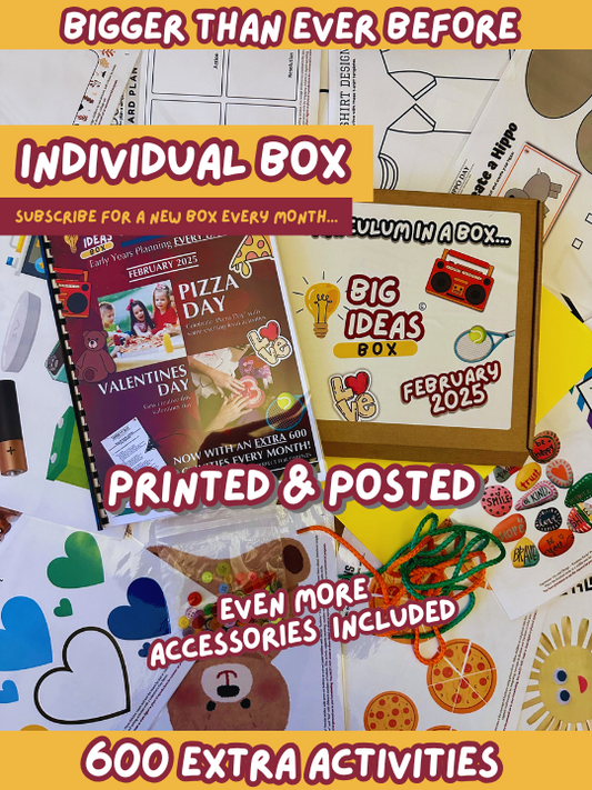 Printed & Posted - Monthly Big Ideas Box - Individual - February 2025...