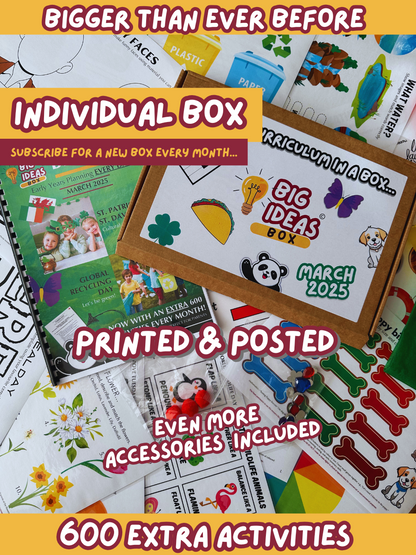 Printed & Posted - Monthly Big Ideas Box - Individual - March 2025...