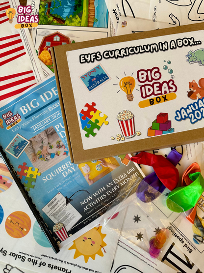 Printed & Posted - Monthly Big Ideas Box  - January 2026...