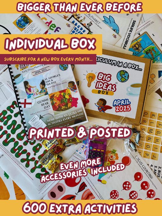 Printed & Posted - Monthly Big Ideas Box - Individual - April 2025...