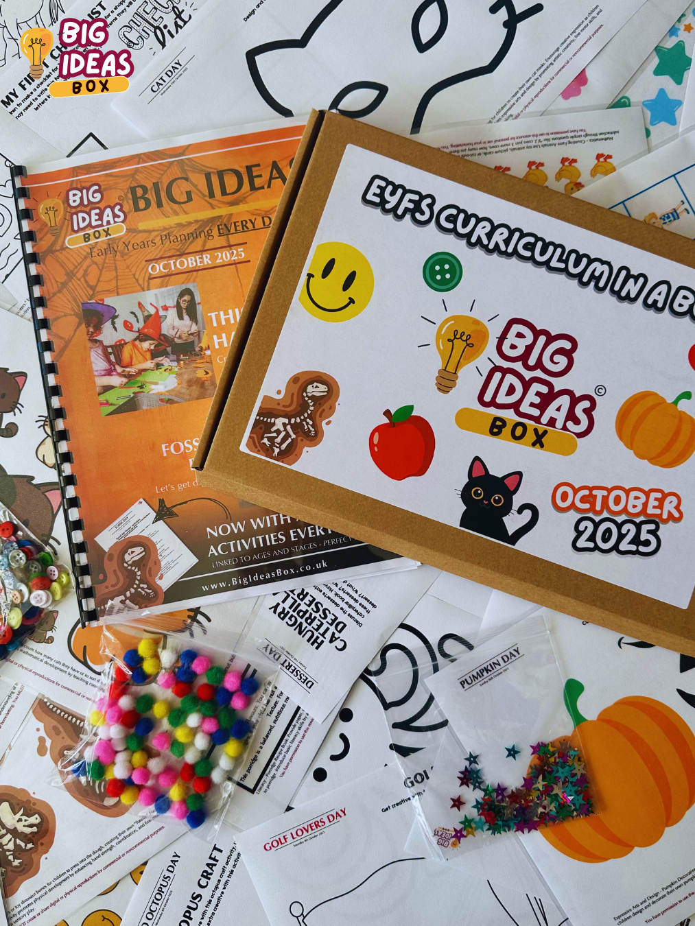 Printed & Posted - Monthly Big Ideas Box  - October 2025...