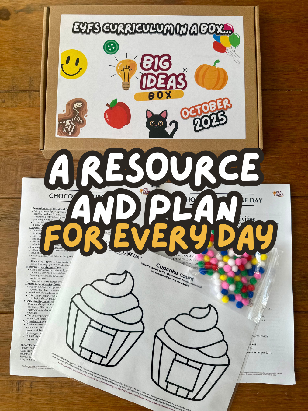 Printed & Posted - Monthly Big Ideas Box  - October 2025...