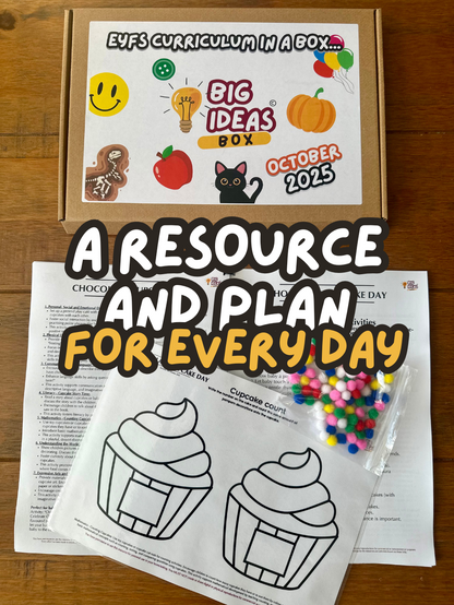 Printed & Posted - Monthly Big Ideas Box  - October 2025...