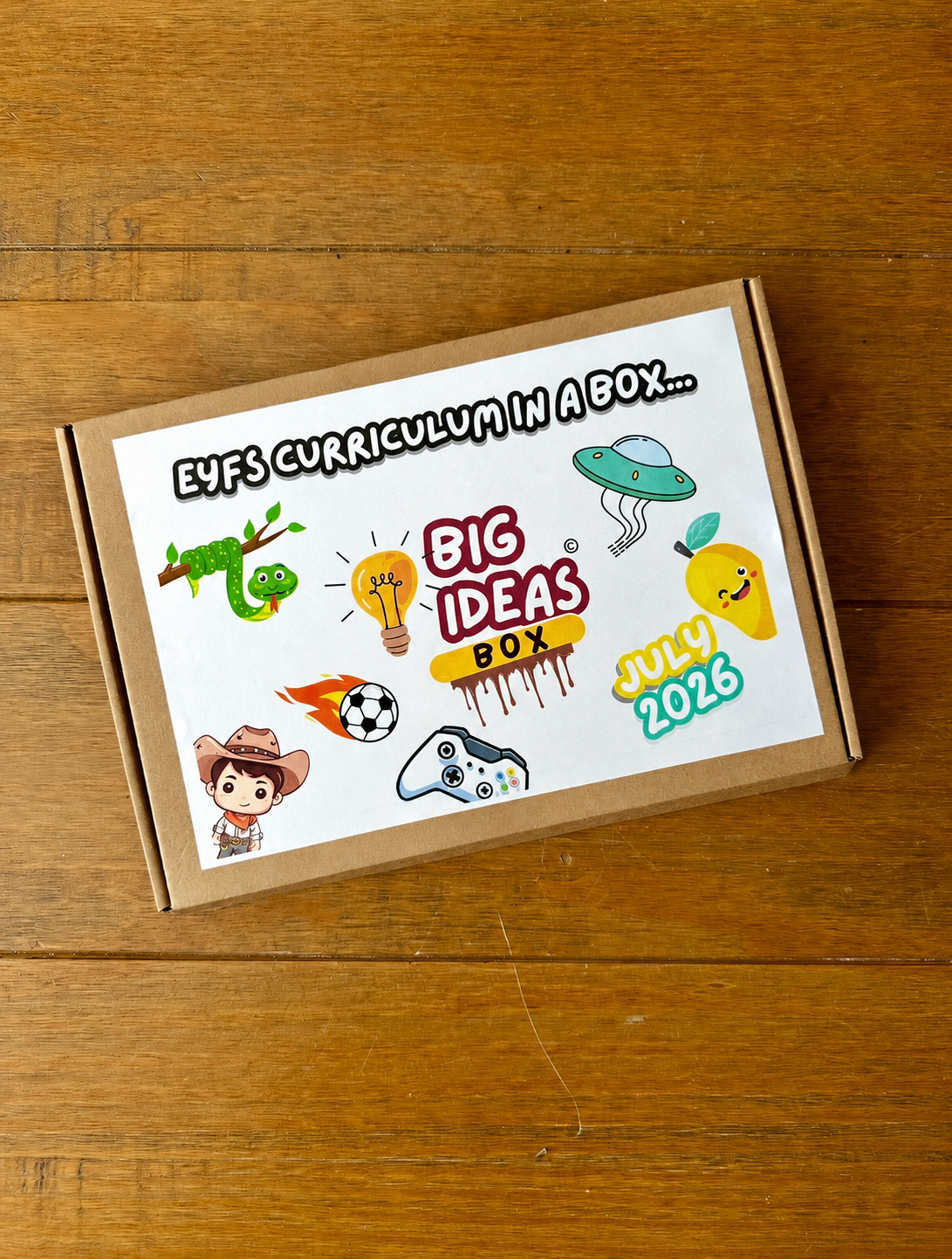 Printed & Posted - Monthly Big Ideas Box  - July 2026...