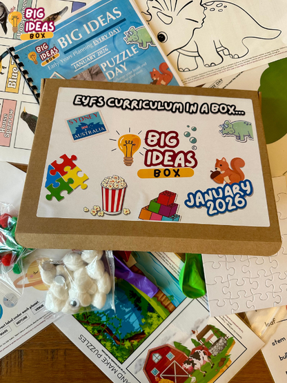Printed & Posted - Monthly Big Ideas Box  - January 2026...