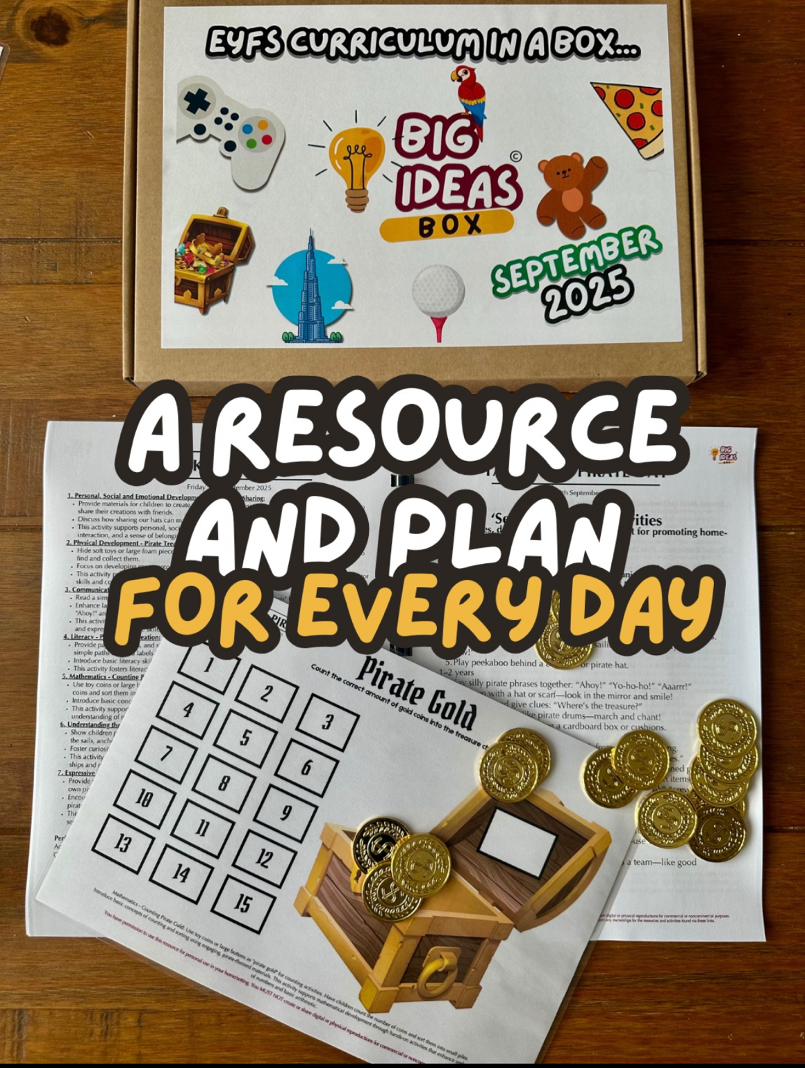 Printed & Posted - Monthly Big Ideas Box  - September 2026...