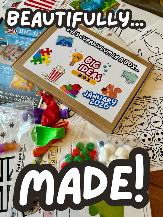 Printed & Posted - Monthly Big Ideas Box  - January 2026...