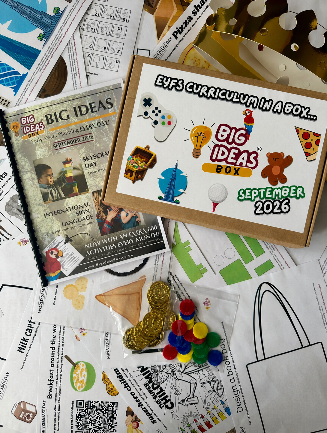 Printed & Posted - Monthly Big Ideas Box  - September 2026...