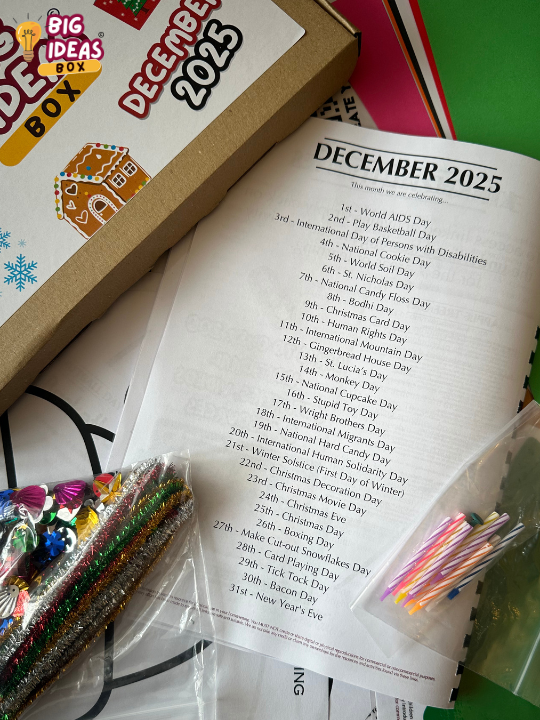 Printed & Posted - Monthly Big Ideas Box  - December 2025...