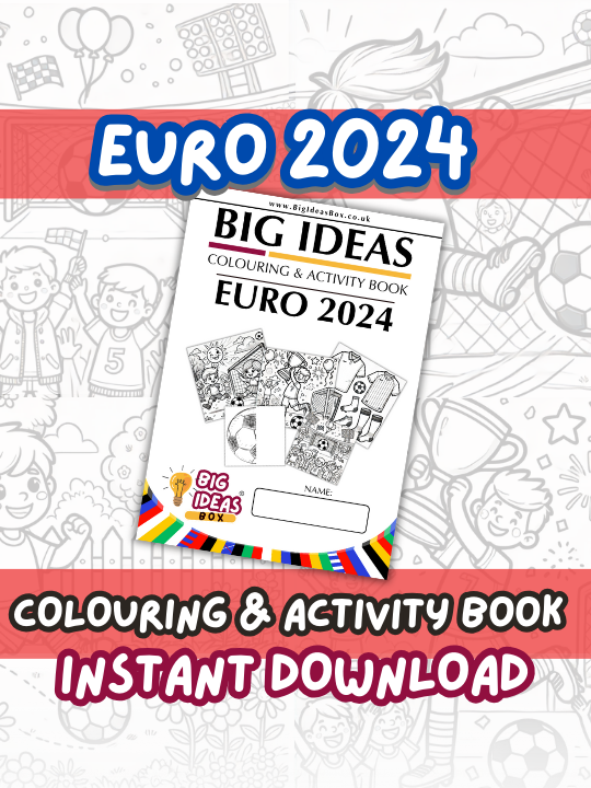 Euro 2024 - Colouring & Activity Book - Digital Download