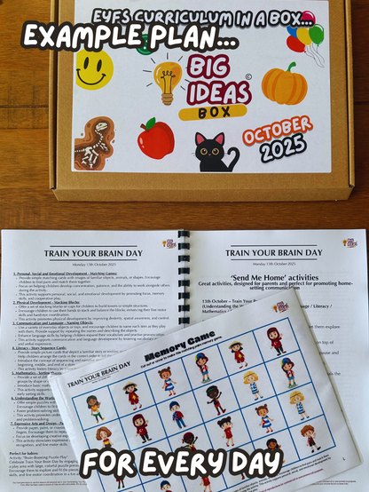Printed & Posted - Monthly Big Ideas Box  - October 2025...