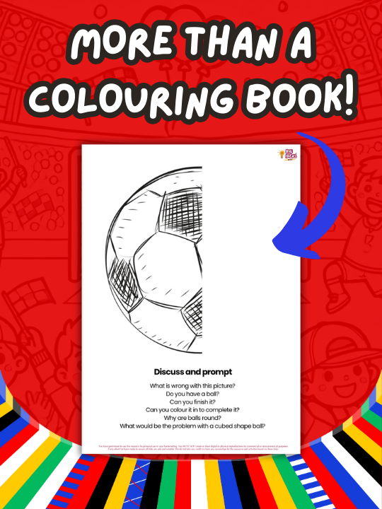 Euro 2024 - Colouring & Activity Book - Digital Download