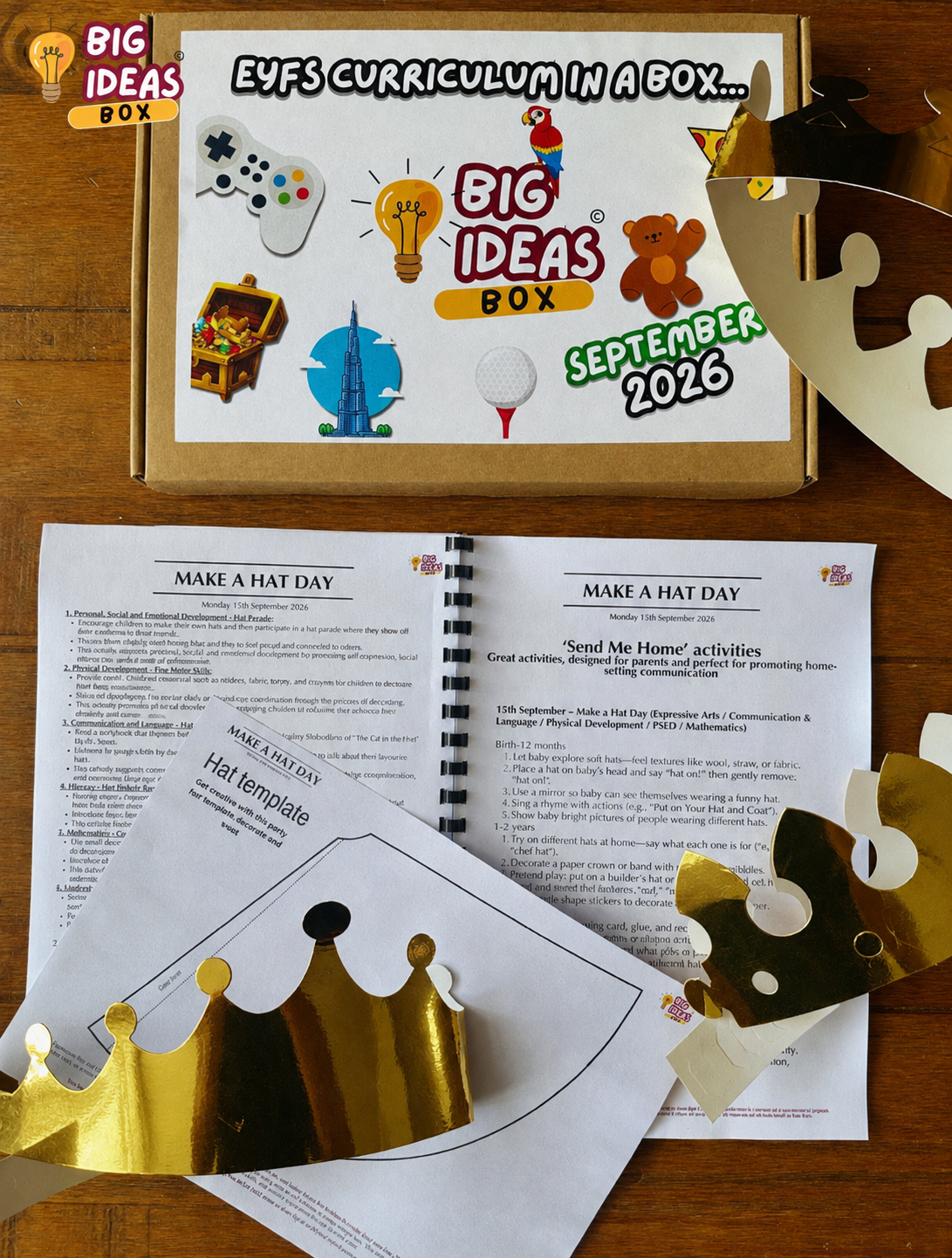 Printed & Posted - Monthly Big Ideas Box  - September 2026...
