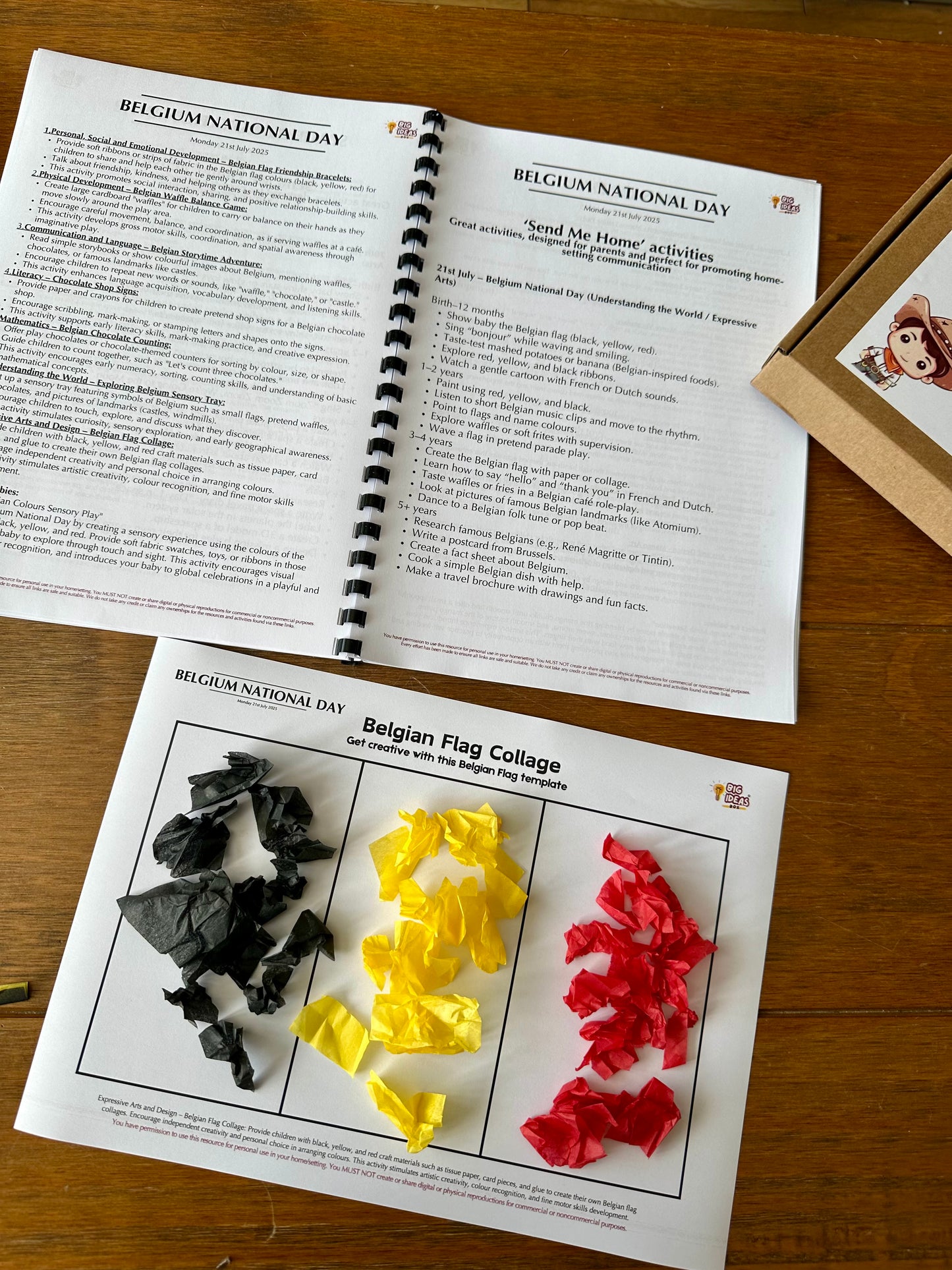 Printed & Posted - Monthly Big Ideas Box  -July 2025...