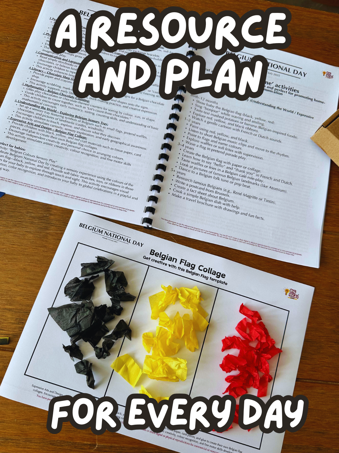 Printed & Posted - Monthly Big Ideas Box  -July 2025...