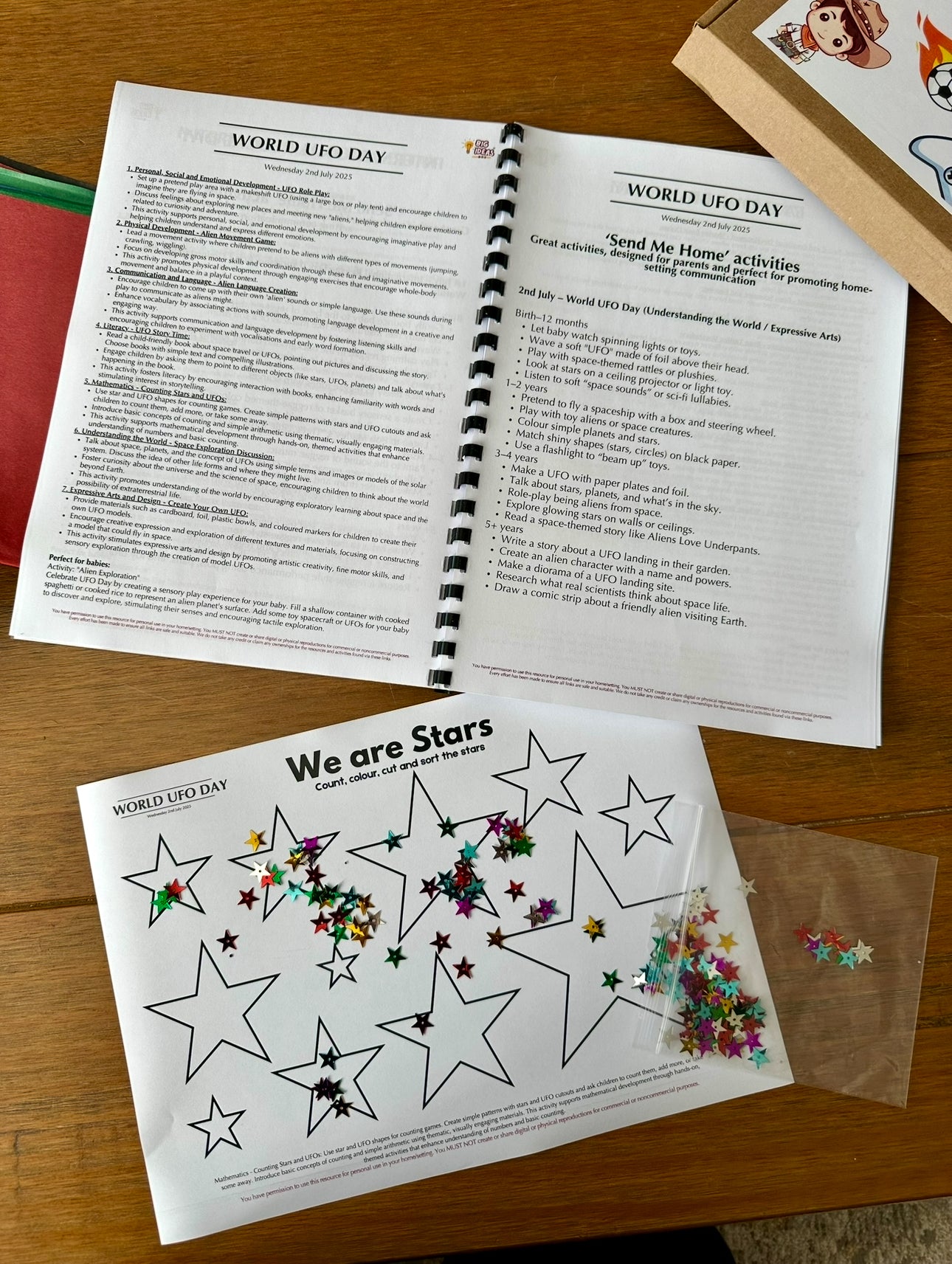 Printed & Posted - Monthly Big Ideas Box  - July 2026...